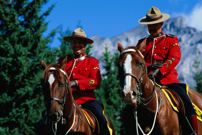 A híres kanadai lovasrendőség