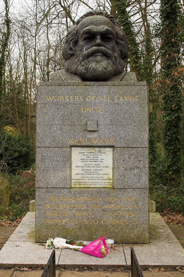 Carl Marx, High Gate Cemetery, London