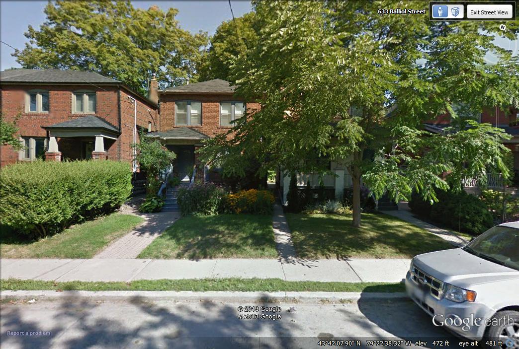 A ház ahol majd 20 évig éltünk, Torontóban